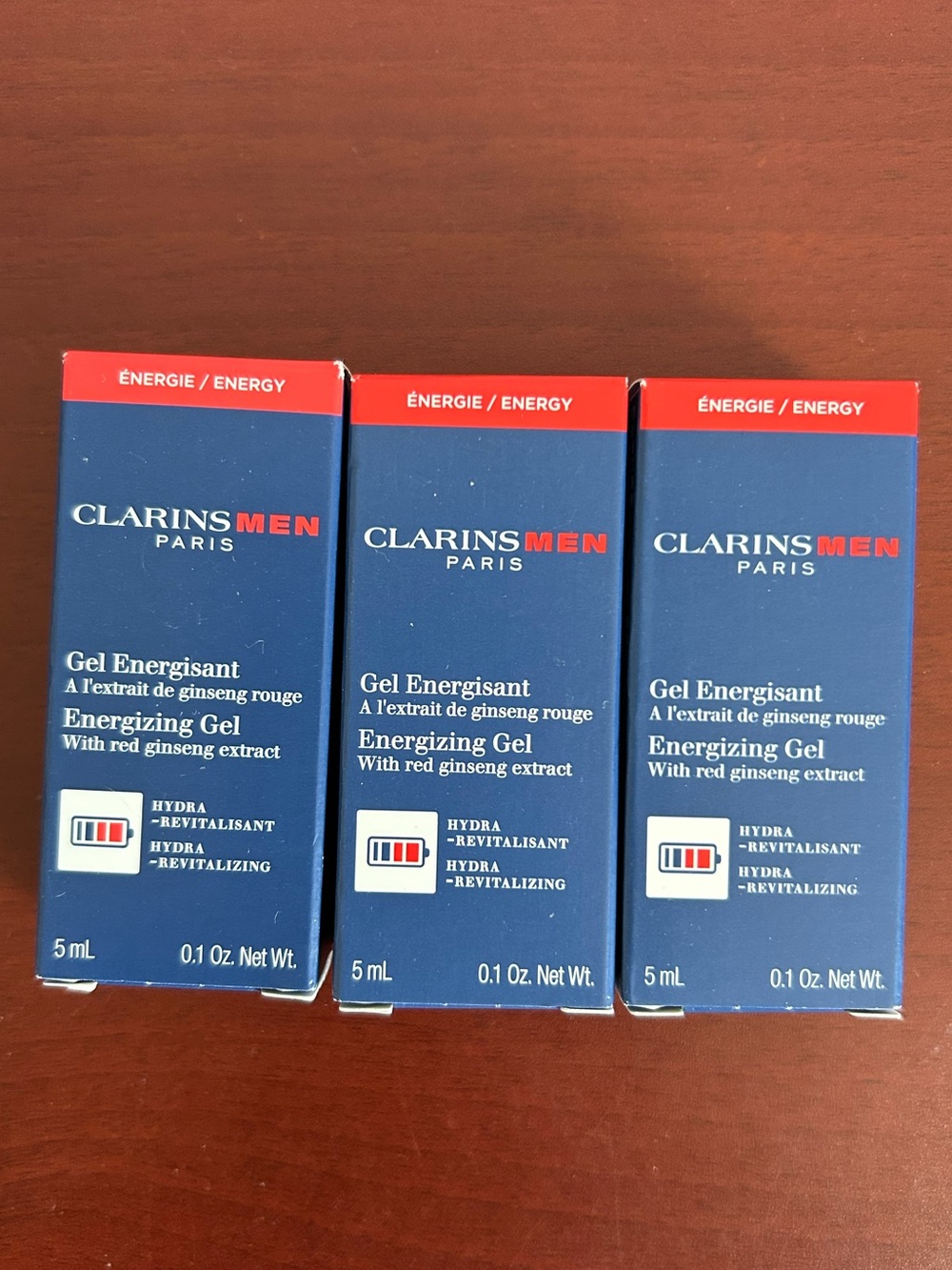 5mlx3 Clarins energy Gel
